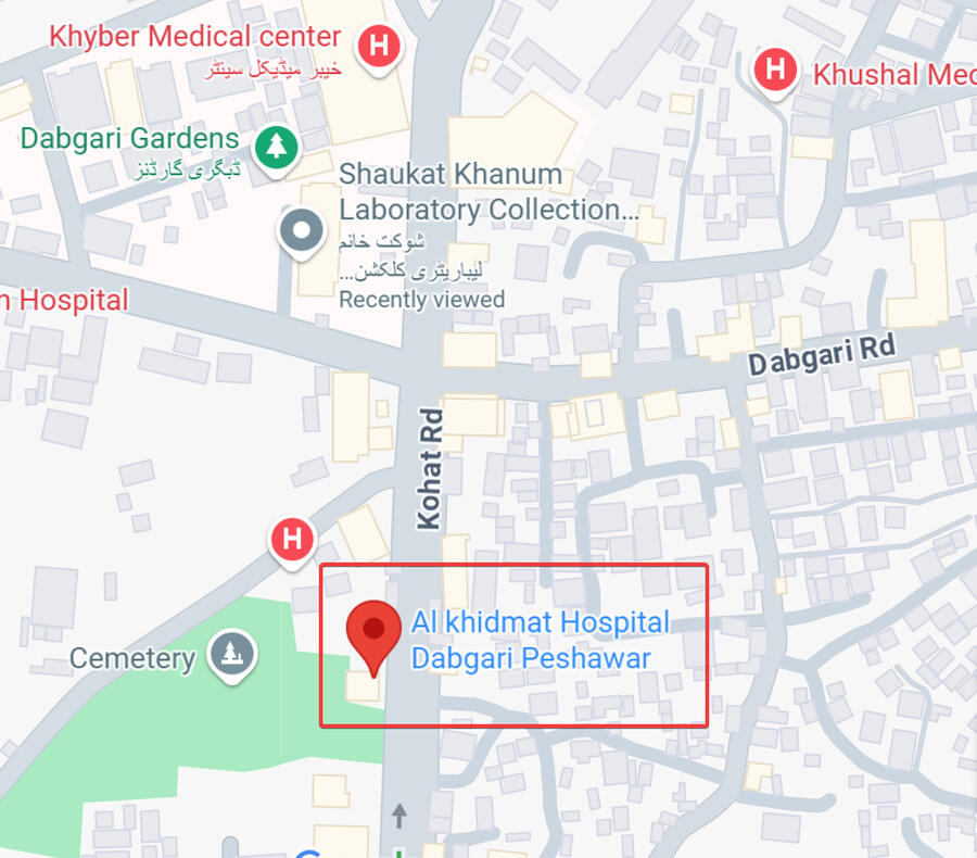 Alkhidmat Hospital Dabgari, Peshawar